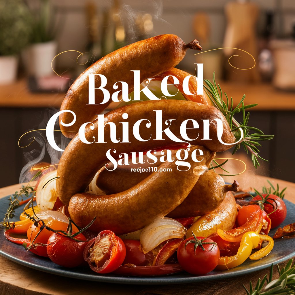 Baked chickens Sausage 