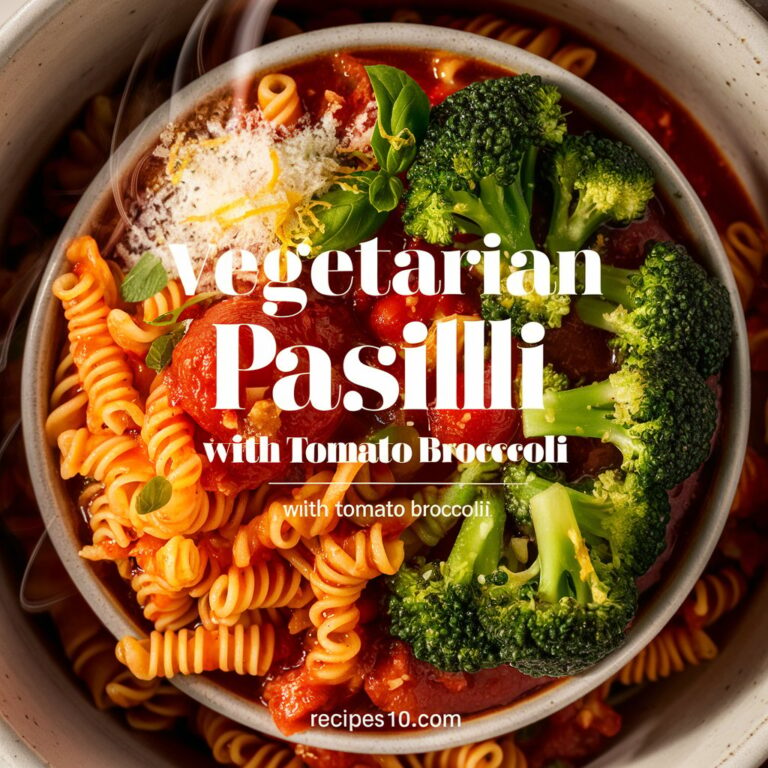 vegetarian pasta fusilli