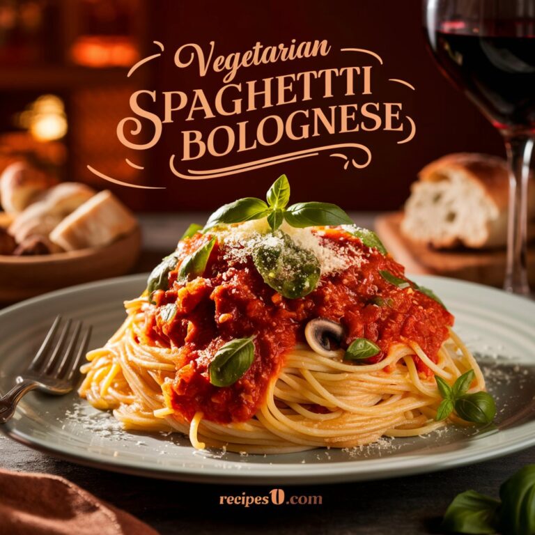 Vegetarian Spaghetti Bolognese