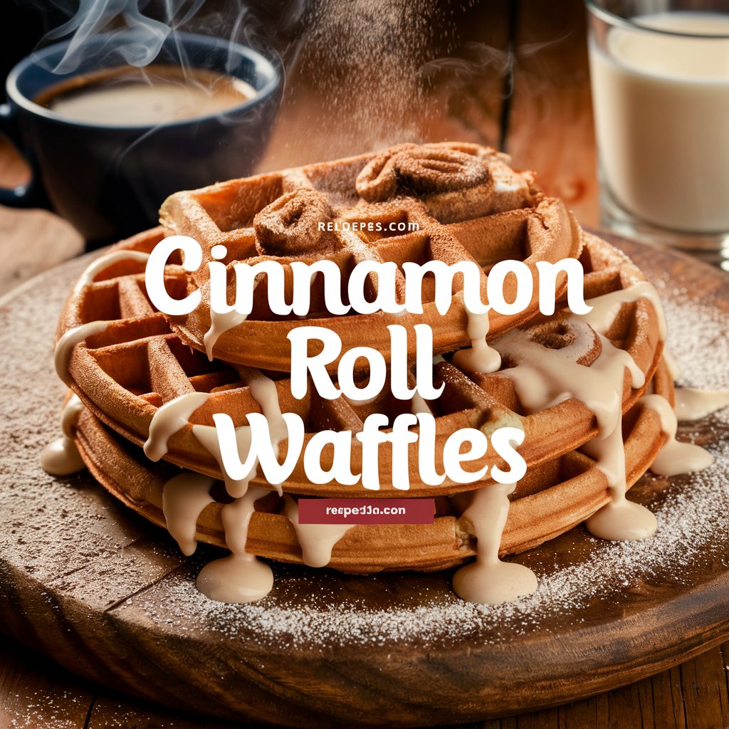 Cinnamon Roll Waffles | Sweet Morning Fusion