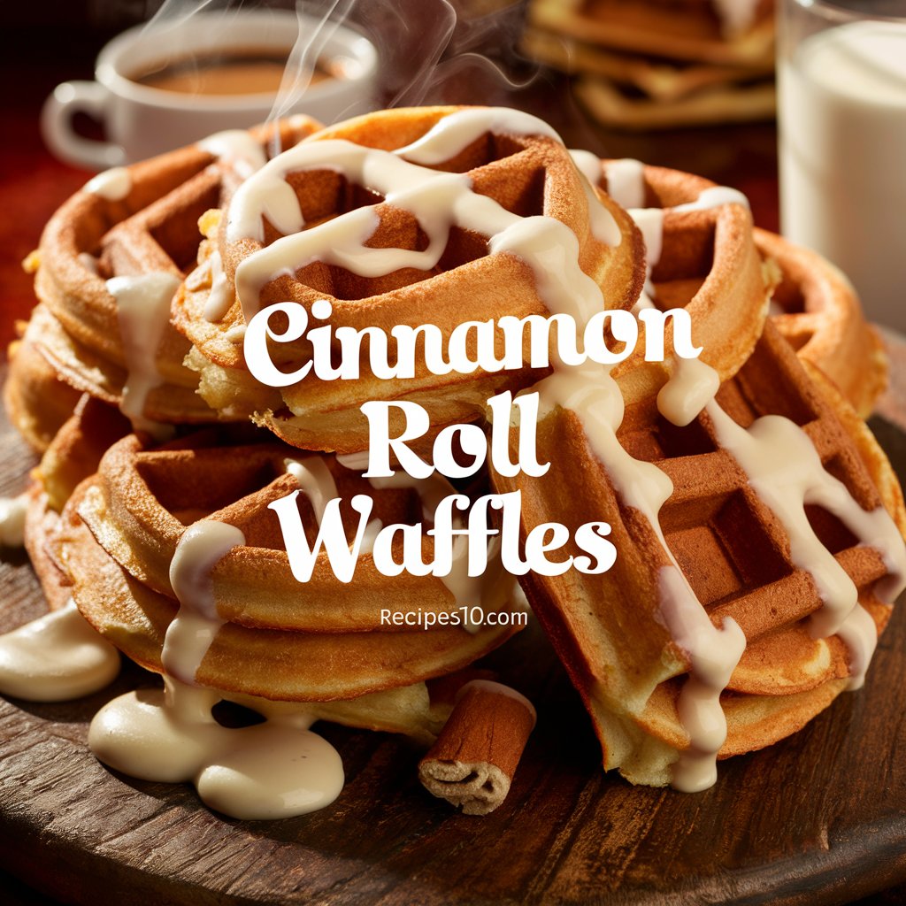 Cinnamon Roll Waffles | Sweet Morning Fusion