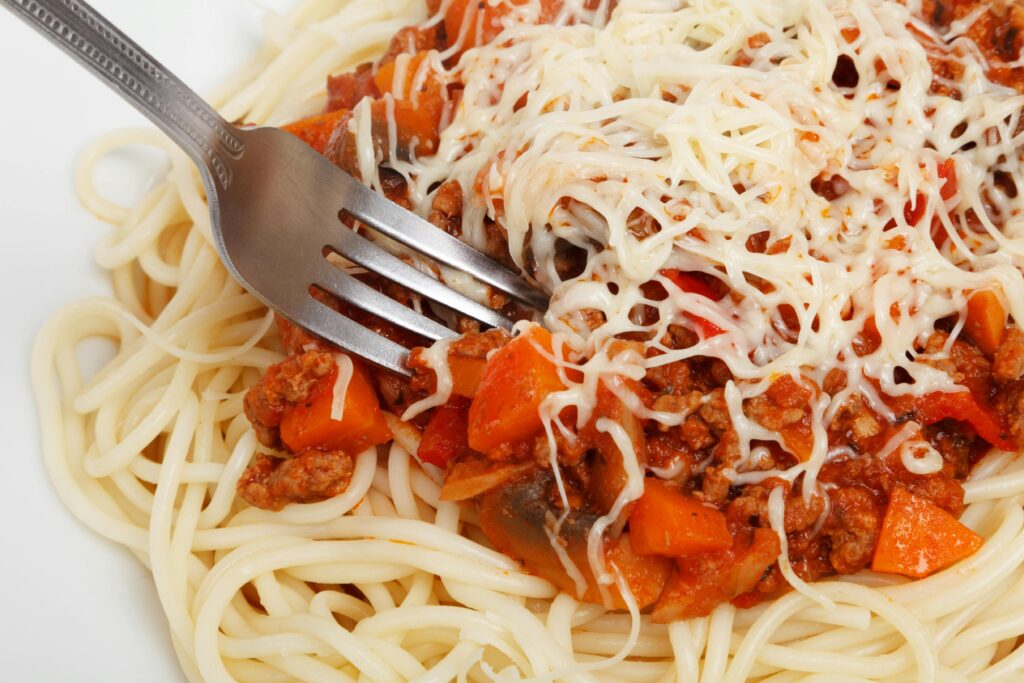 Vegetarian Spaghetti Bolognese