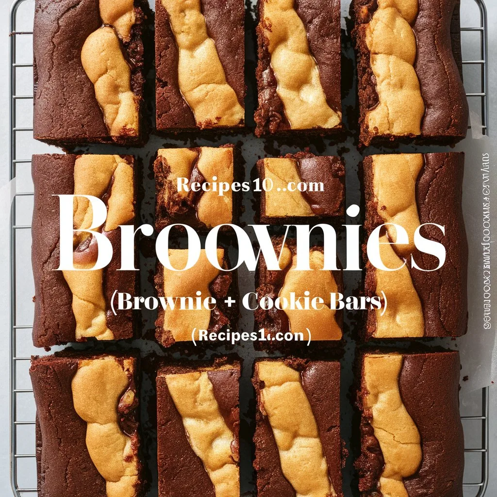 Brookies Recipe (Brownie + Cookie Bars)