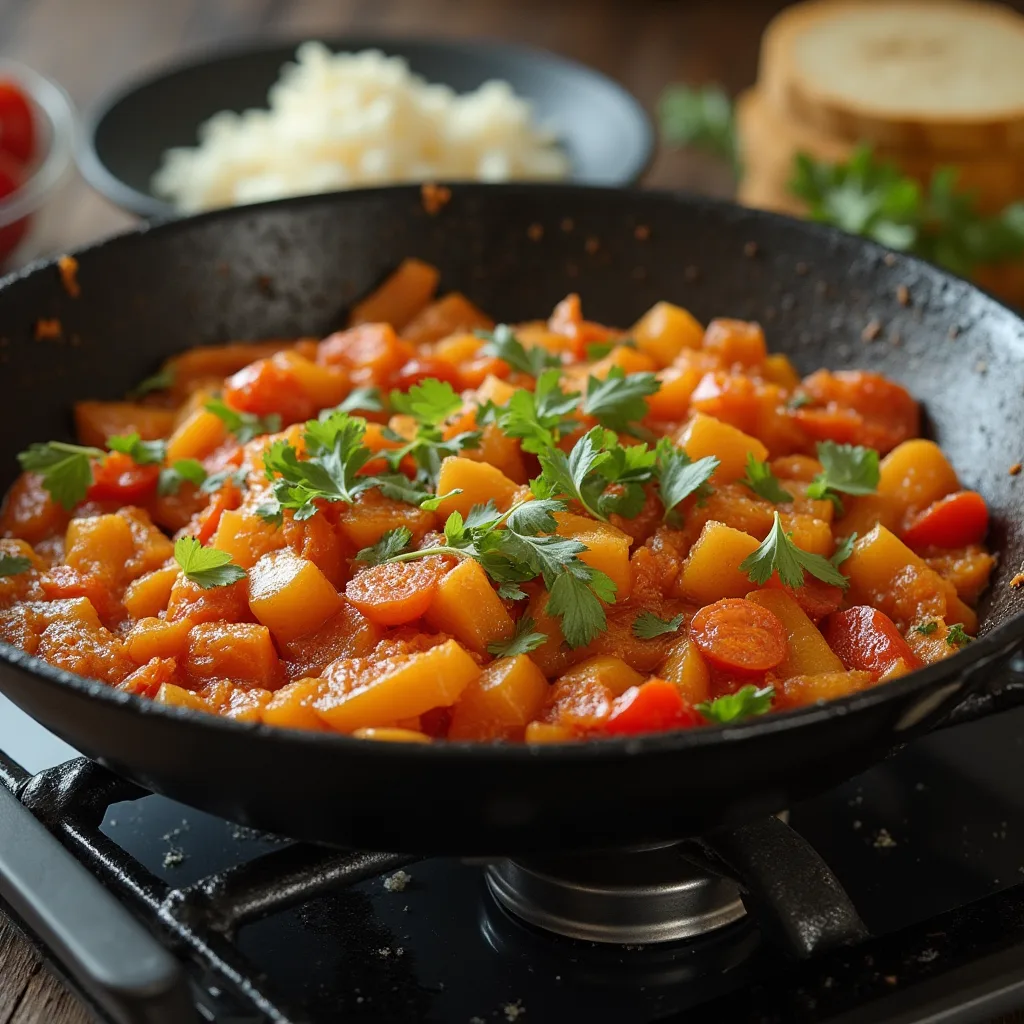 Spicy Tofu and Veggie Stir Fry