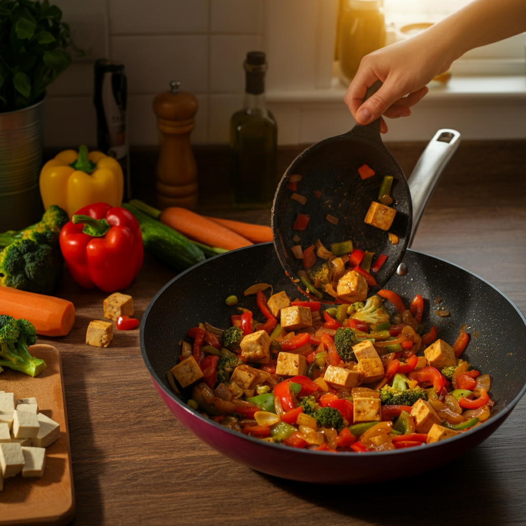 Tofu and Veggie Stir Fry